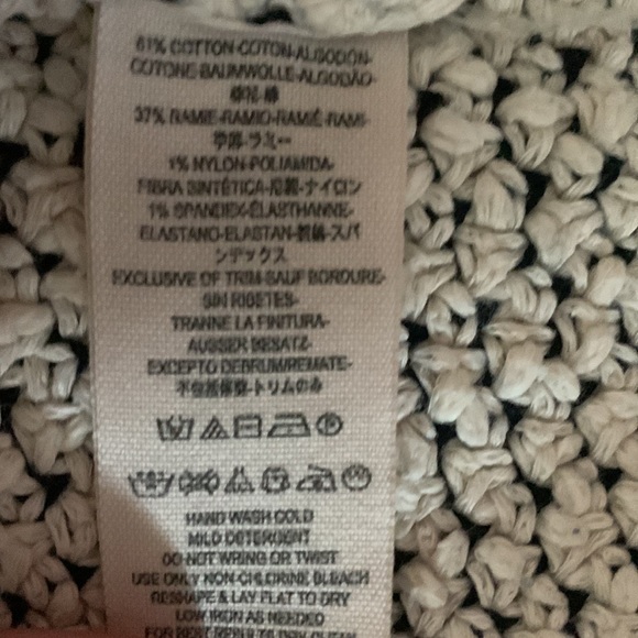 Free People Black & White Cardigan - Picture 4 of 6